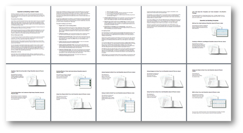 Essential List Building PLR